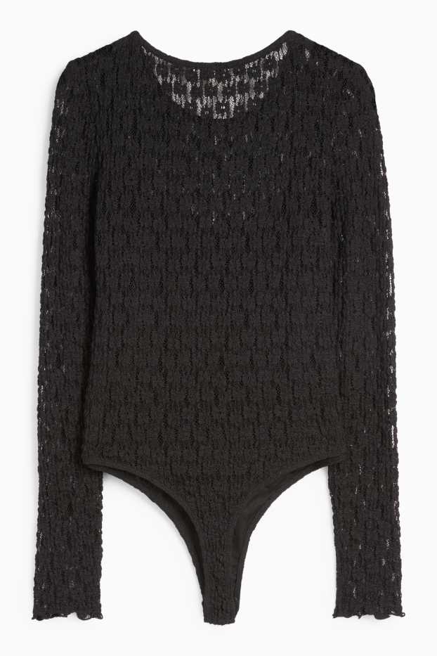 Women - Lace body - black