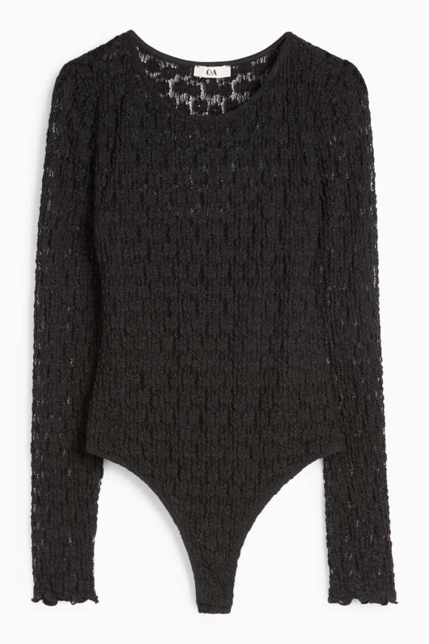 Women - Lace body - black