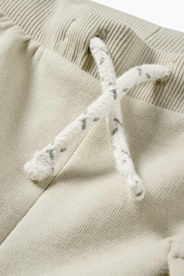 Bebeluși - băieți - Pantaloni de trening bebeluși - model cargo - verde deschis
