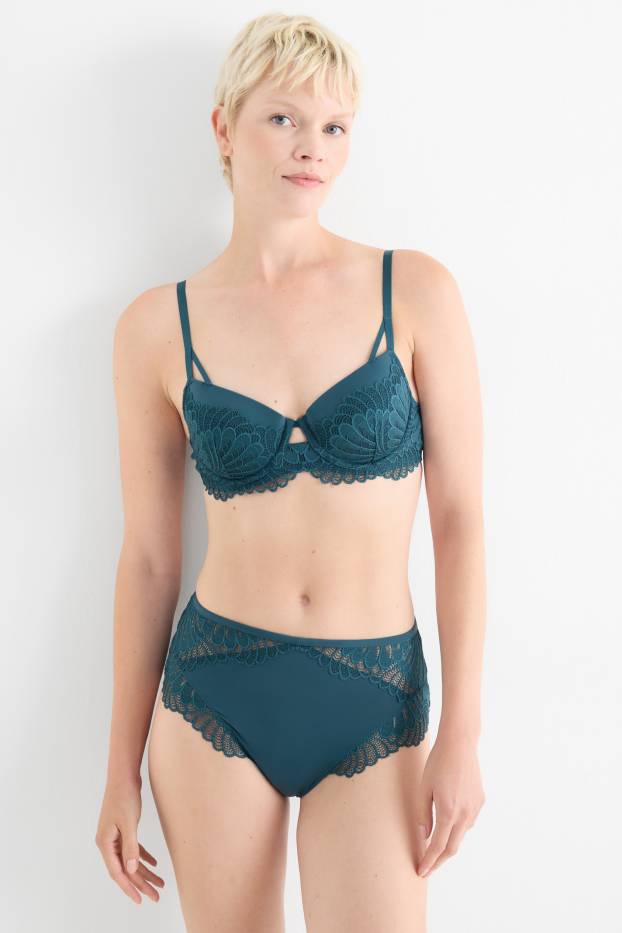 Women - Knickers - dark green