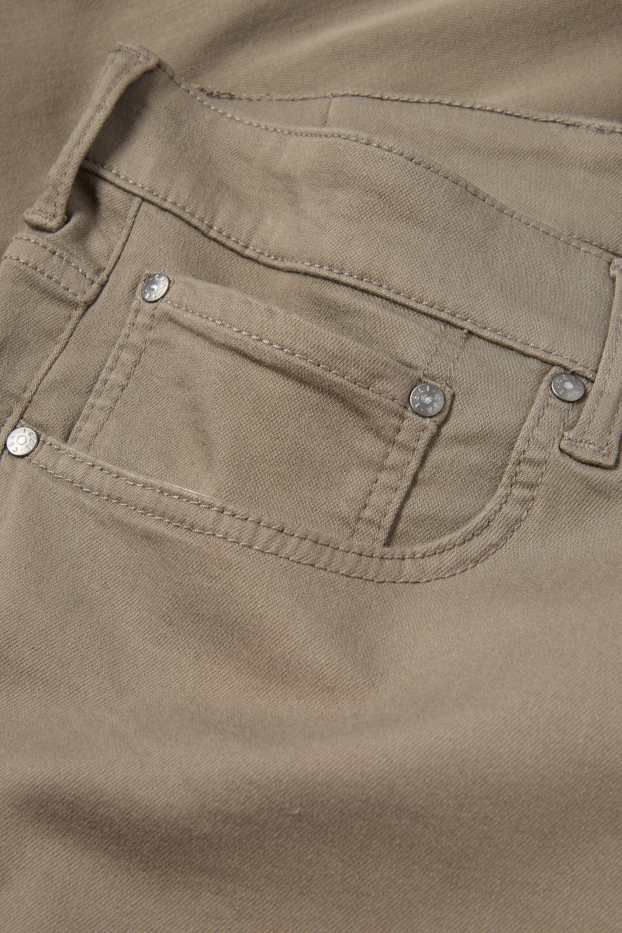 Bărbați - Pantaloni termoizolanți - regular fit - taupe
