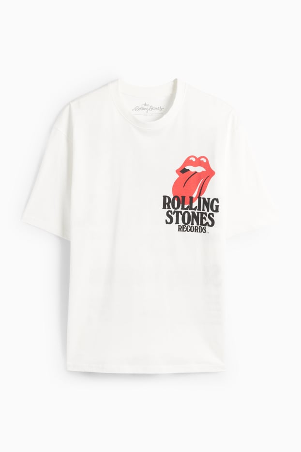 Bărbați - Tricou - relaxed fit - Rolling Stones - alb
