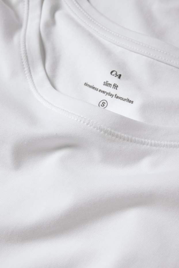 Femei - Tricou - slim fit - alb