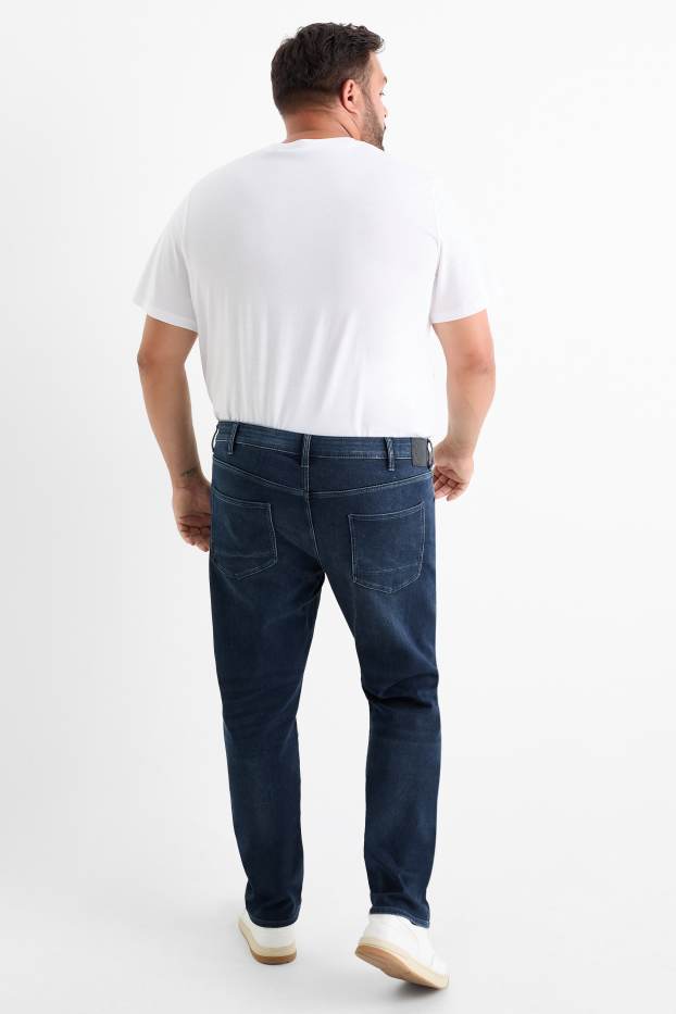 Bărbați - Slim jeans - Flex jog denim - LYCRA® - denim-albastru închis