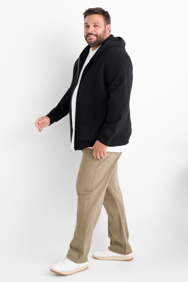 Bărbați - Pantaloni termoizolanți - regular fit - taupe