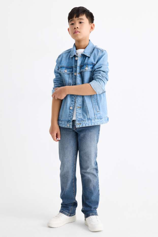 Copii - Băieți - Straight jeans - denim-albastru