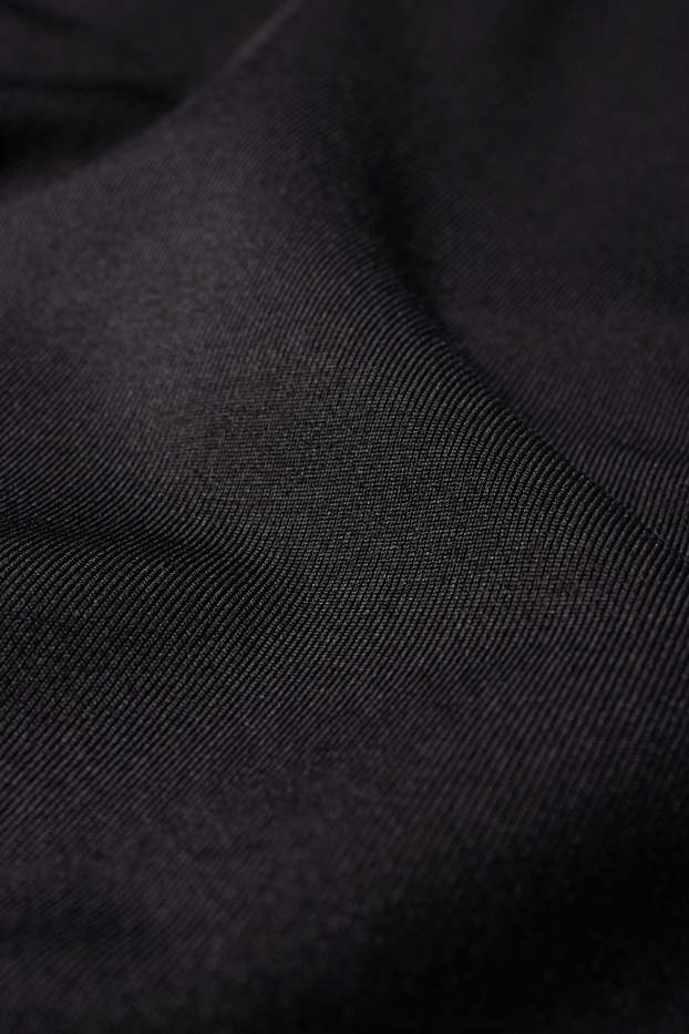 Women - Thermal long sleeve top - regular fit - black