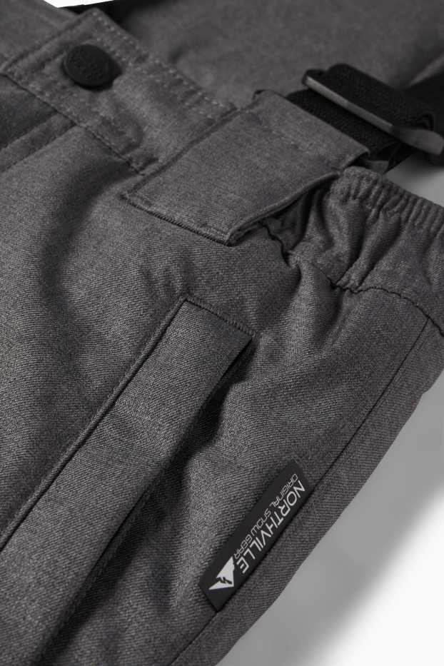 Children Boys - Ski pants - waterproof - dark gray