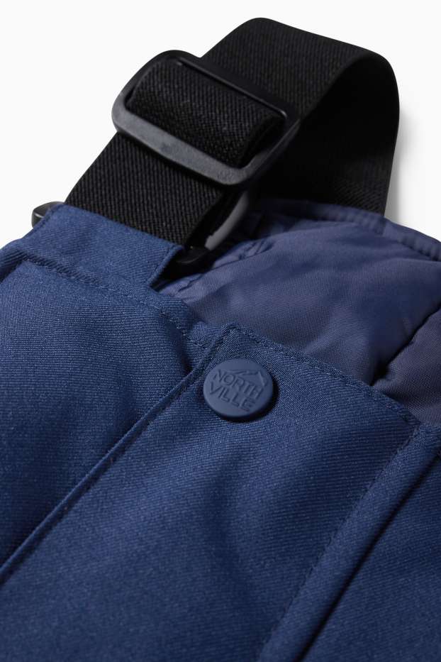 Copii - Băieți - Pantaloni de schi - impermeabili - albastru închis