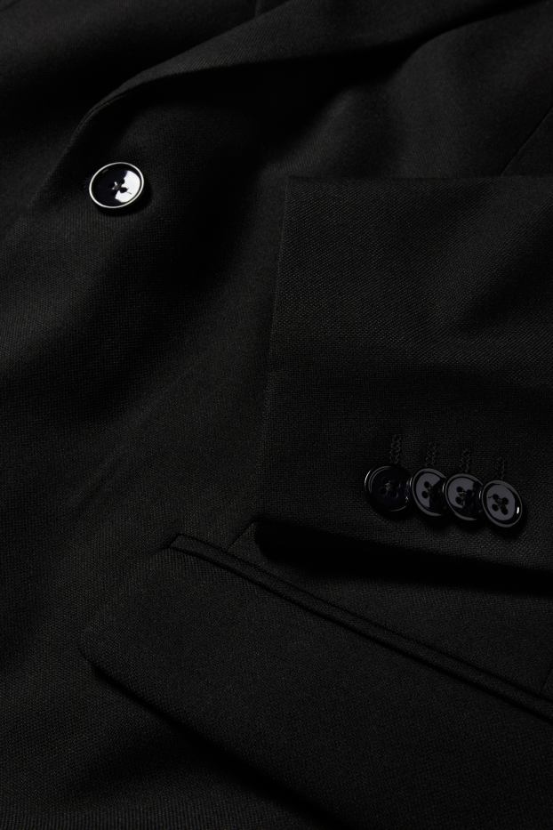 Bărbați - Sacou modular - regular fit - negru