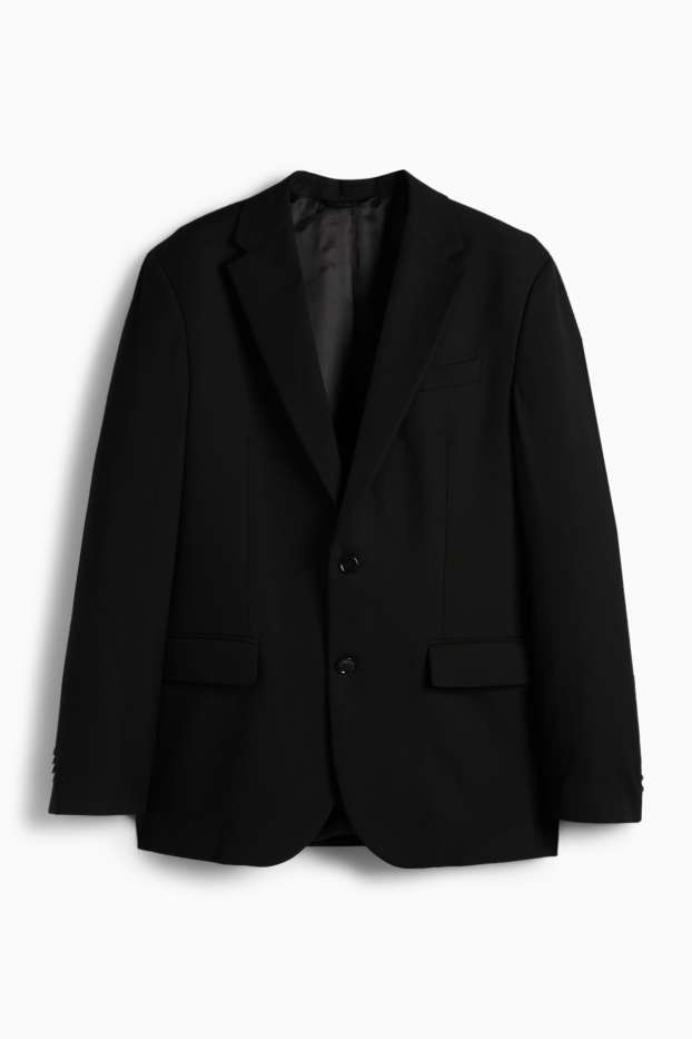 Bărbați - Sacou modular - regular fit - negru