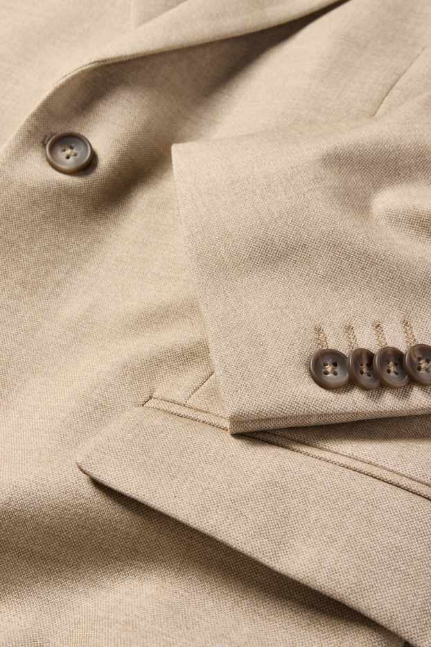 Bărbați - Sacou modular - regular fit - bej deschis