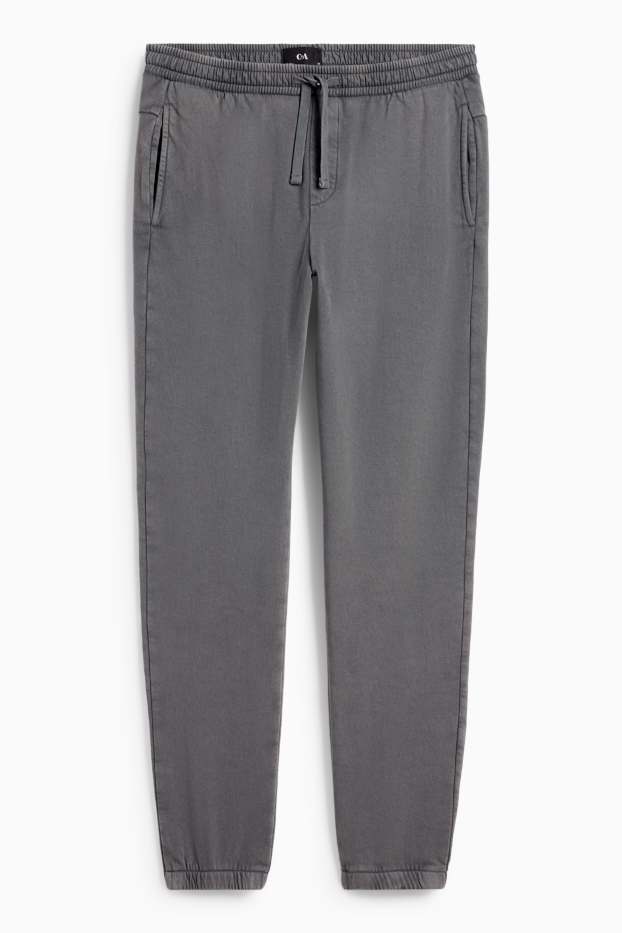 Bărbați - Pantaloni de trening - gri închis