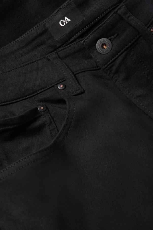 Bărbați - Pantaloni termoizolanți - regular fit - negru