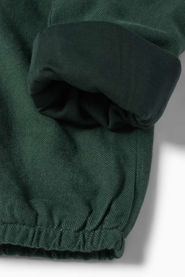 Copii - Băieți - Pantaloni termoizolanți - verde închis