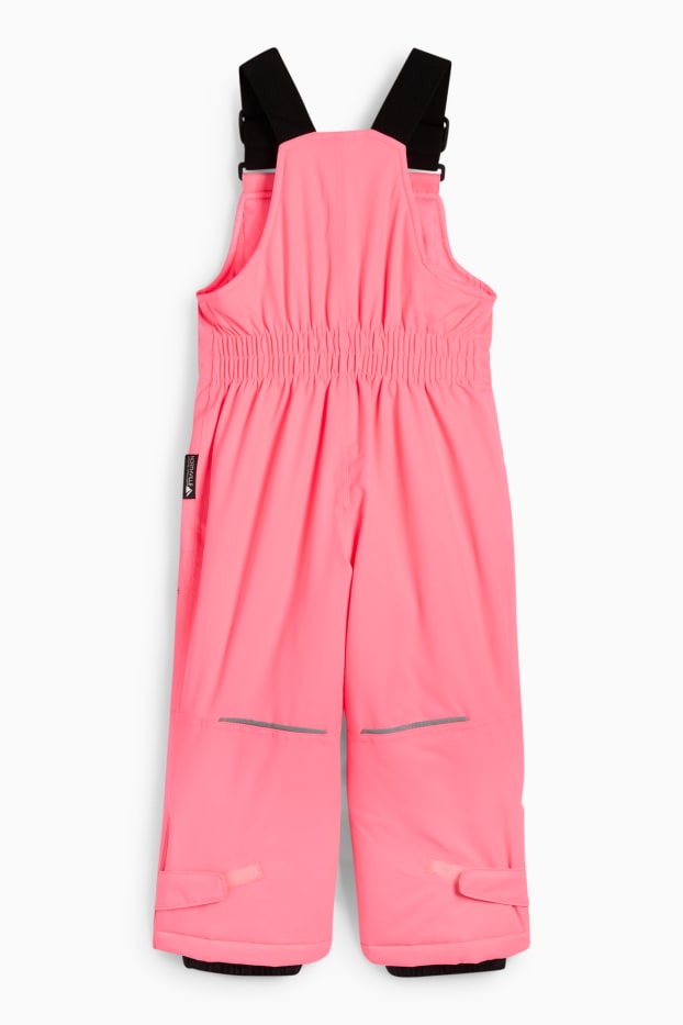 Copii - Fete - Pantaloni de schi - impermeabili - roz neon