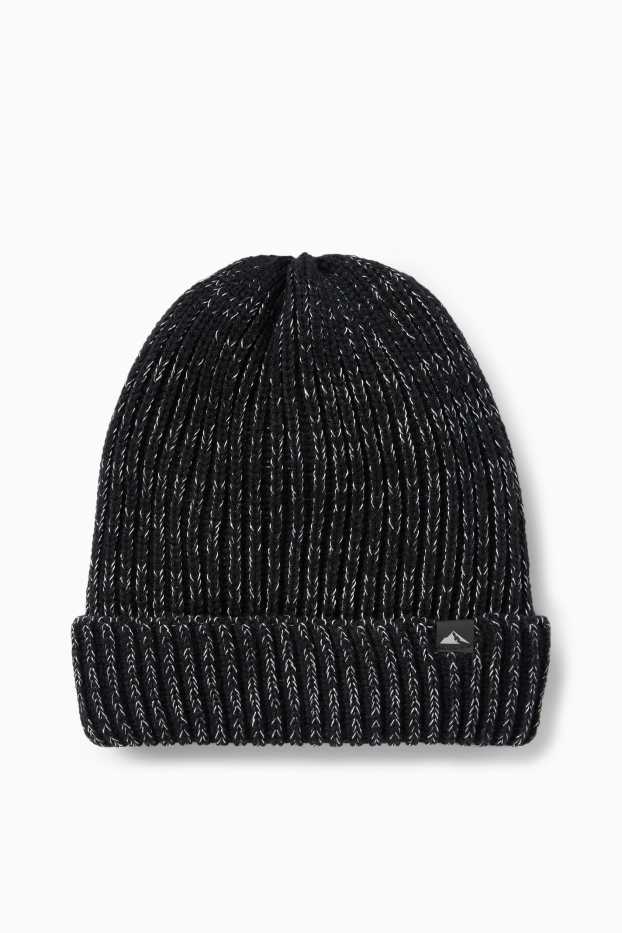 Copii - Băieți - Căciulă - reiată - negru