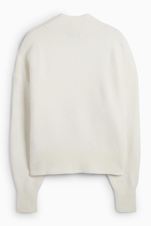 Damen - Pullover - weiß