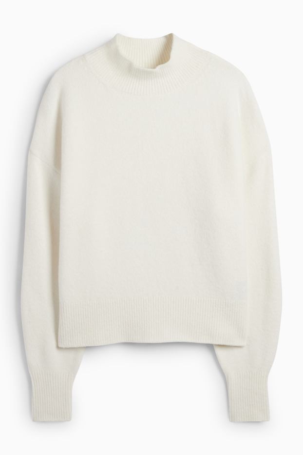 Damen - Pullover - weiß