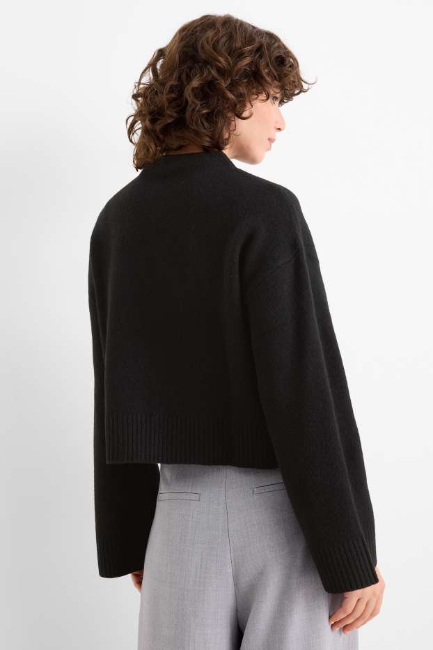 Femei - Pulover - negru