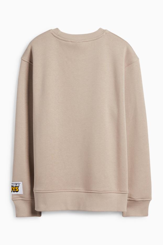 Children Boys - Stumble Guys - sweatshirt - taupe