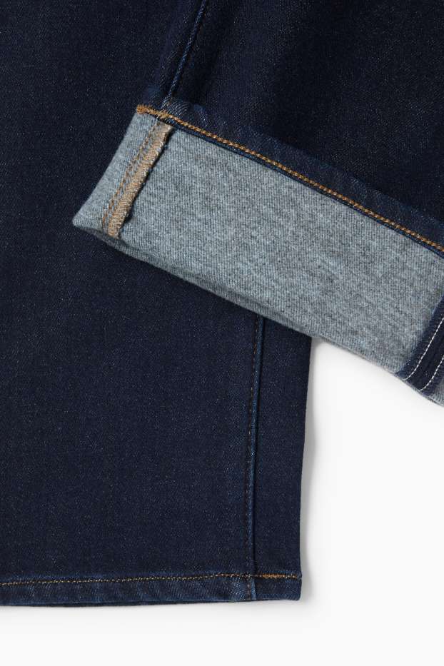 Bărbați - Regular jeans - jeans termoizolanți - LYCRA® - denim-albastru închis