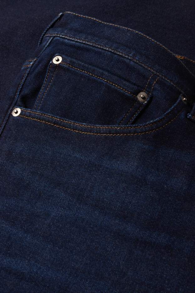 Bărbați - Regular jeans - jeans termoizolanți - LYCRA® - denim-albastru închis