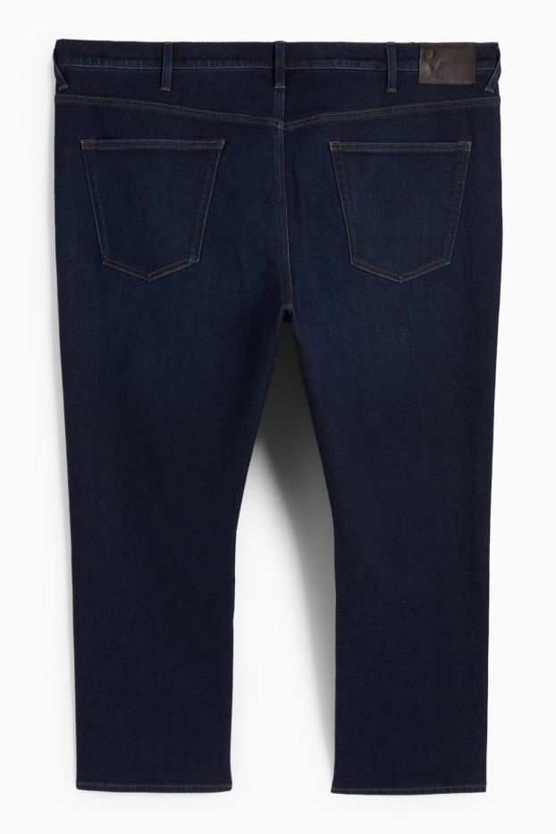 Bărbați - Regular jeans - jeans termoizolanți - LYCRA® - denim-albastru închis