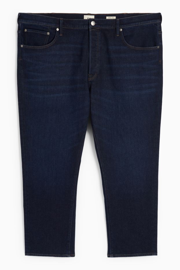 Bărbați - Regular jeans - jeans termoizolanți - LYCRA® - denim-albastru închis