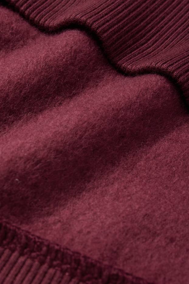 Femmes - Sweat - rouge foncé