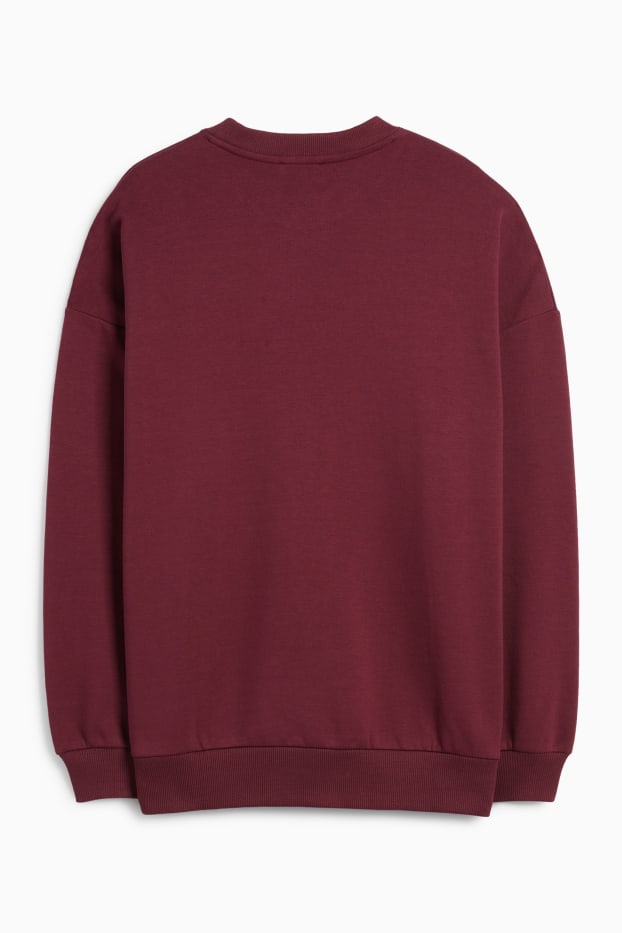 Femmes - Sweat - rouge foncé