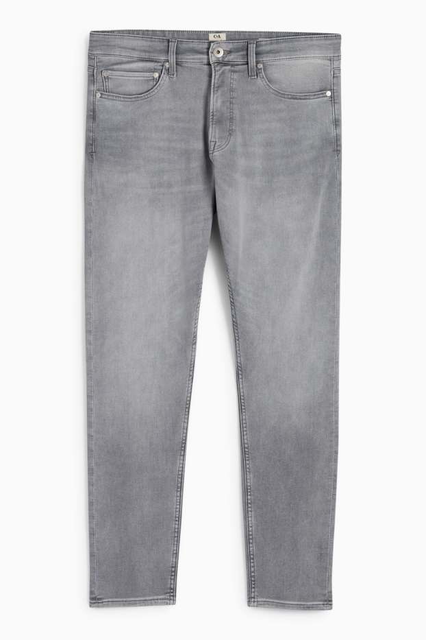 Bărbați - Slim tapered jeans - Flex jog denim - denim-gri deschis