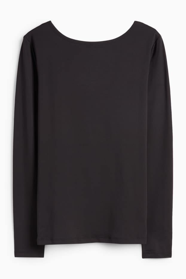 Women - Thermal long sleeve top - black