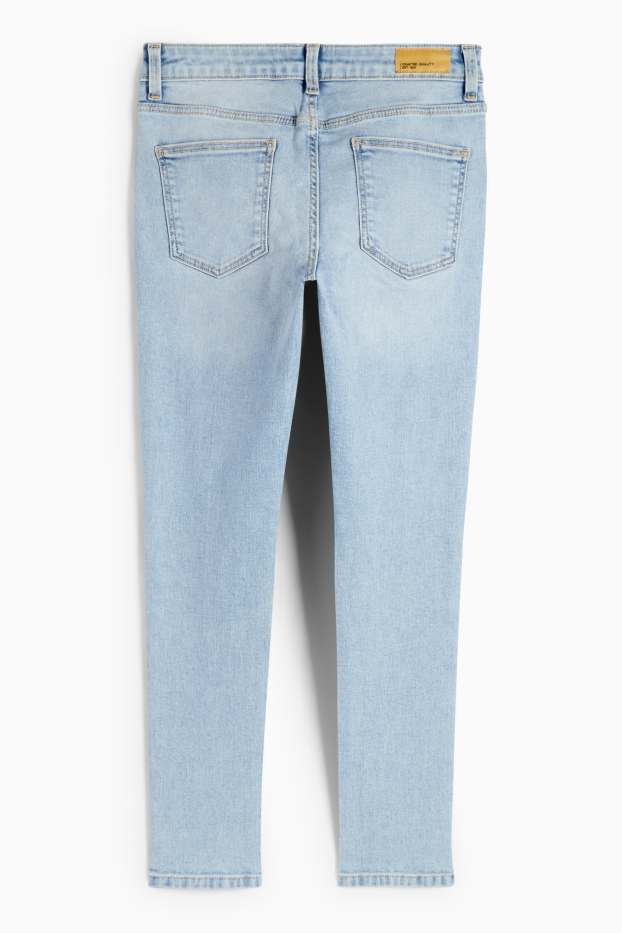 Copii - Fete - Skinny jeans - LYCRA® - denim-albastru deschis