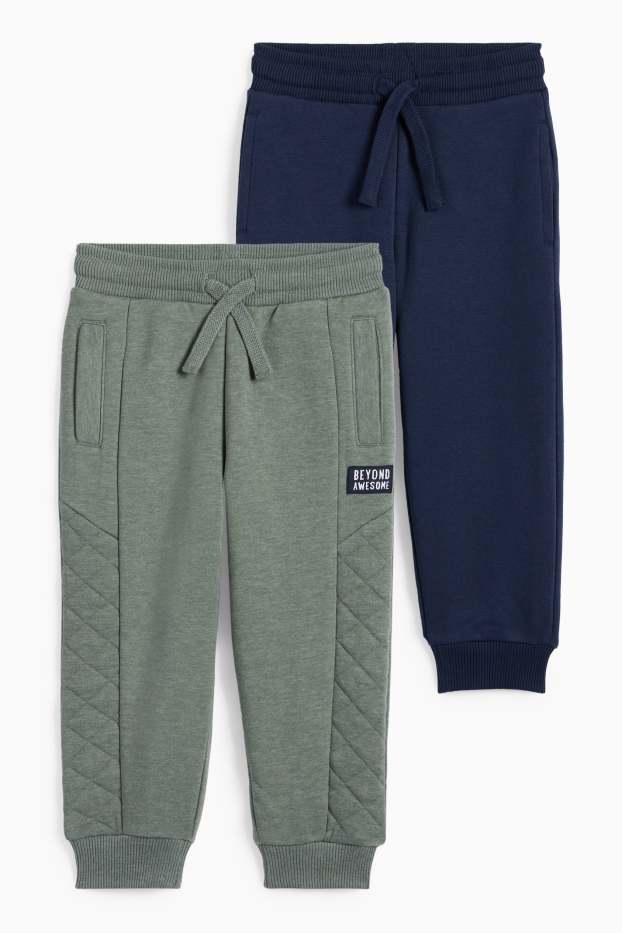 Copii - Băieți - Multipack 2 perechi - pantaloni de trening - verde
