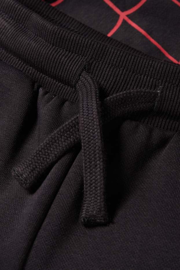 Copii - Băieți - Omul-Păianjen - pantaloni de trening - negru