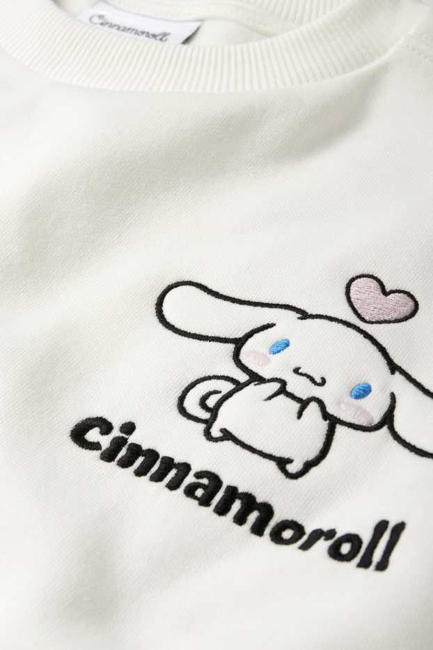 Femei - Bluză de molton - Cinnamoroll - alb