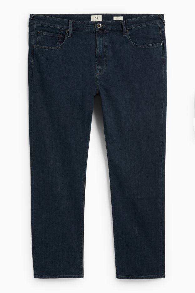 Bărbați - Straight jeans - LYCRA® - denim-albastru închis