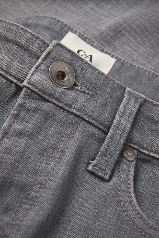 Bărbați - Straight jeans - denim-gri