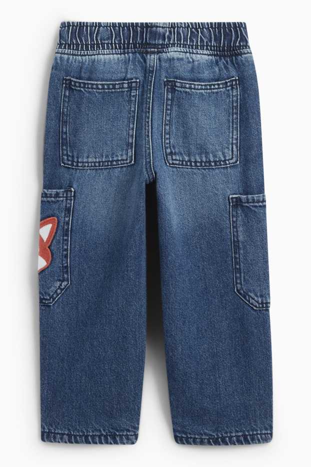 Copii - Băieți - Vulpe - relaxed jeans - jeans termoizolanți - denim-albastru