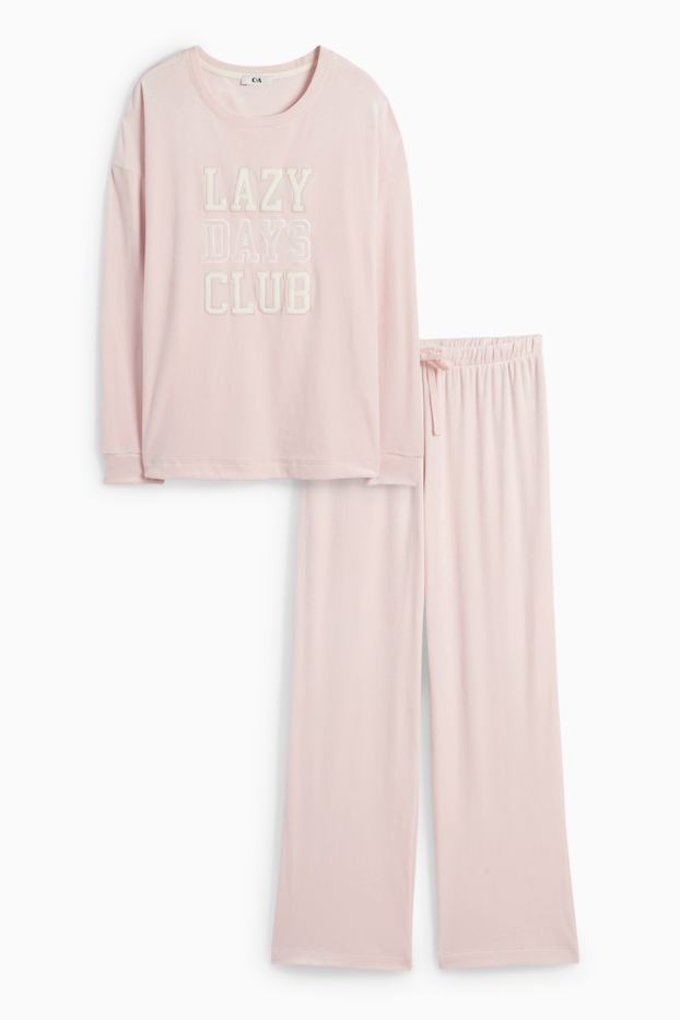 Femei - Pijama de iarnă - roz