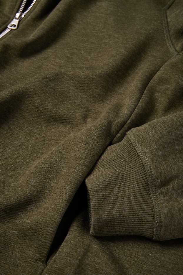 Heren - Sweatvest - kaki