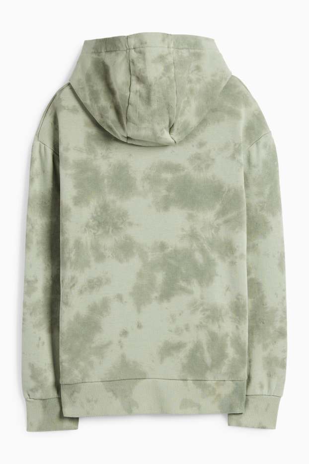 Kinder Jungen - Hoodie - gemustert - hellgrün