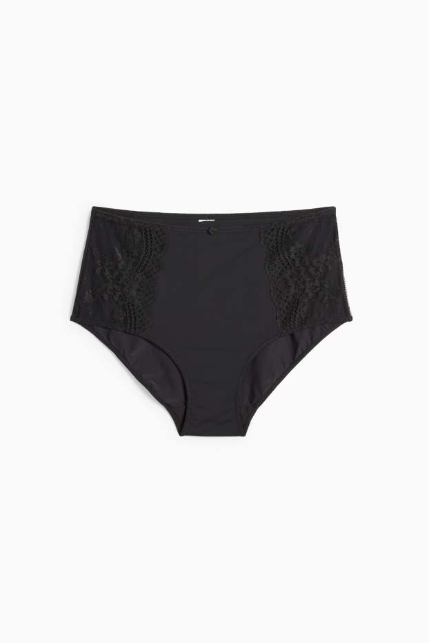 Damen - Slip - schwarz