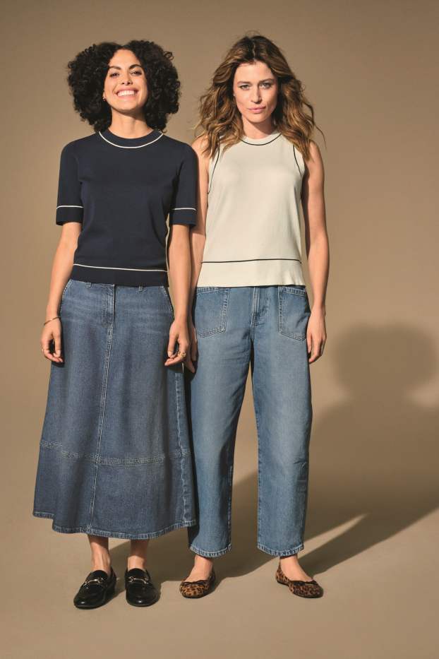Femei - Barrel jeans - talie înaltă - denim-albastru deschis