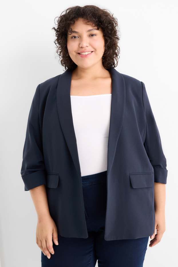 Femei - Blazer - relaxed fit - albastru închis