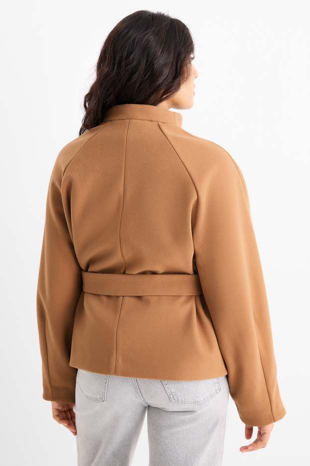 Damen - Jacke - hellbraun