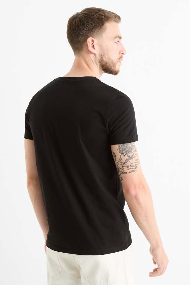 Bărbați - Tricou - slim fit - Flex - negru
