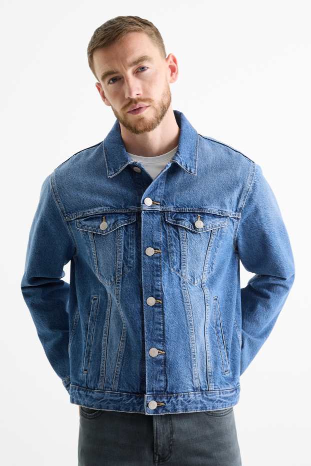 Bărbați - Jachetă din denim - denim-albastru deschis