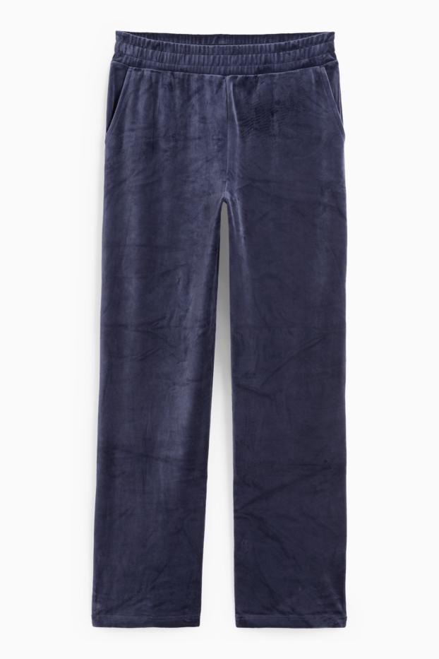 Femei - Pantaloni de trening - albastru închis